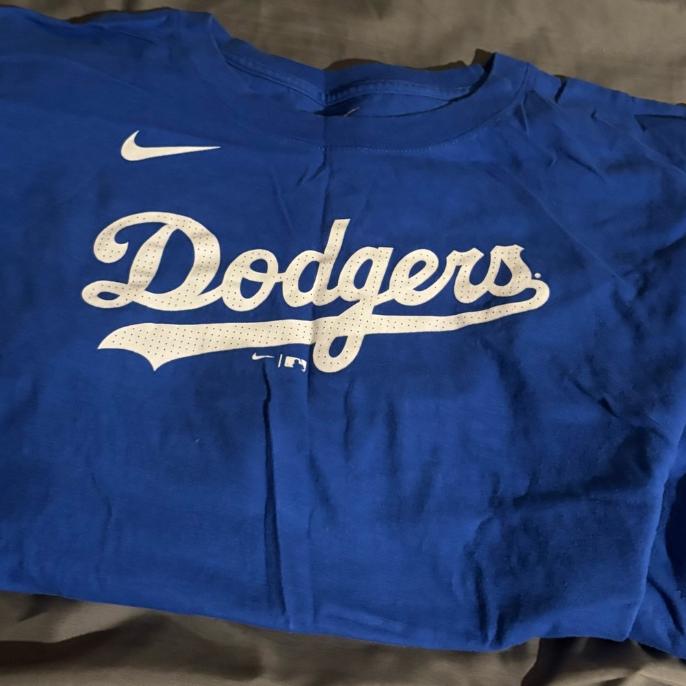 Nike Blue Tee with Logo